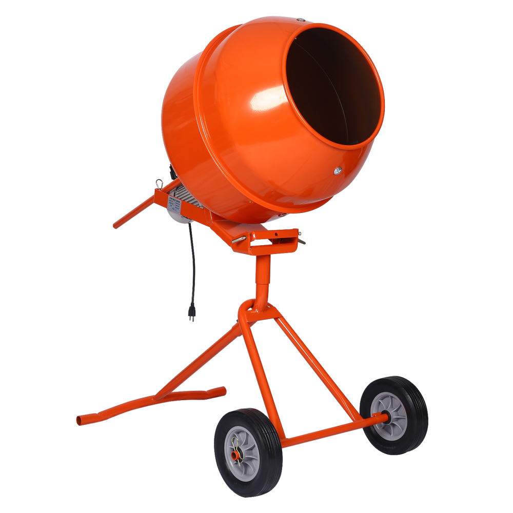 Concrete Mixer Machine - 5.0 cu. ft. Portable Concrete Mixer,electric
