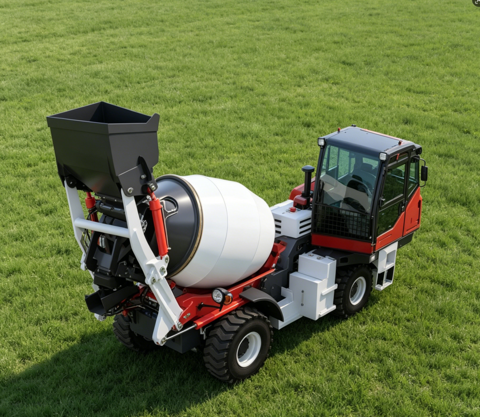 Concrete Mixer Machine - 3.5m3 Self Loading Concrete Mixer Machine