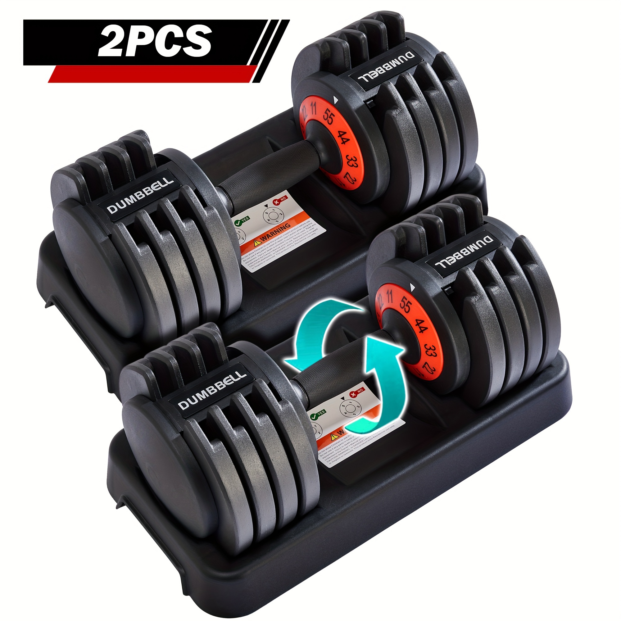 55 Lbs Pair Adjustable Dumbbel - Heavy Equipment China Brand บทวิจารณ์และราคา