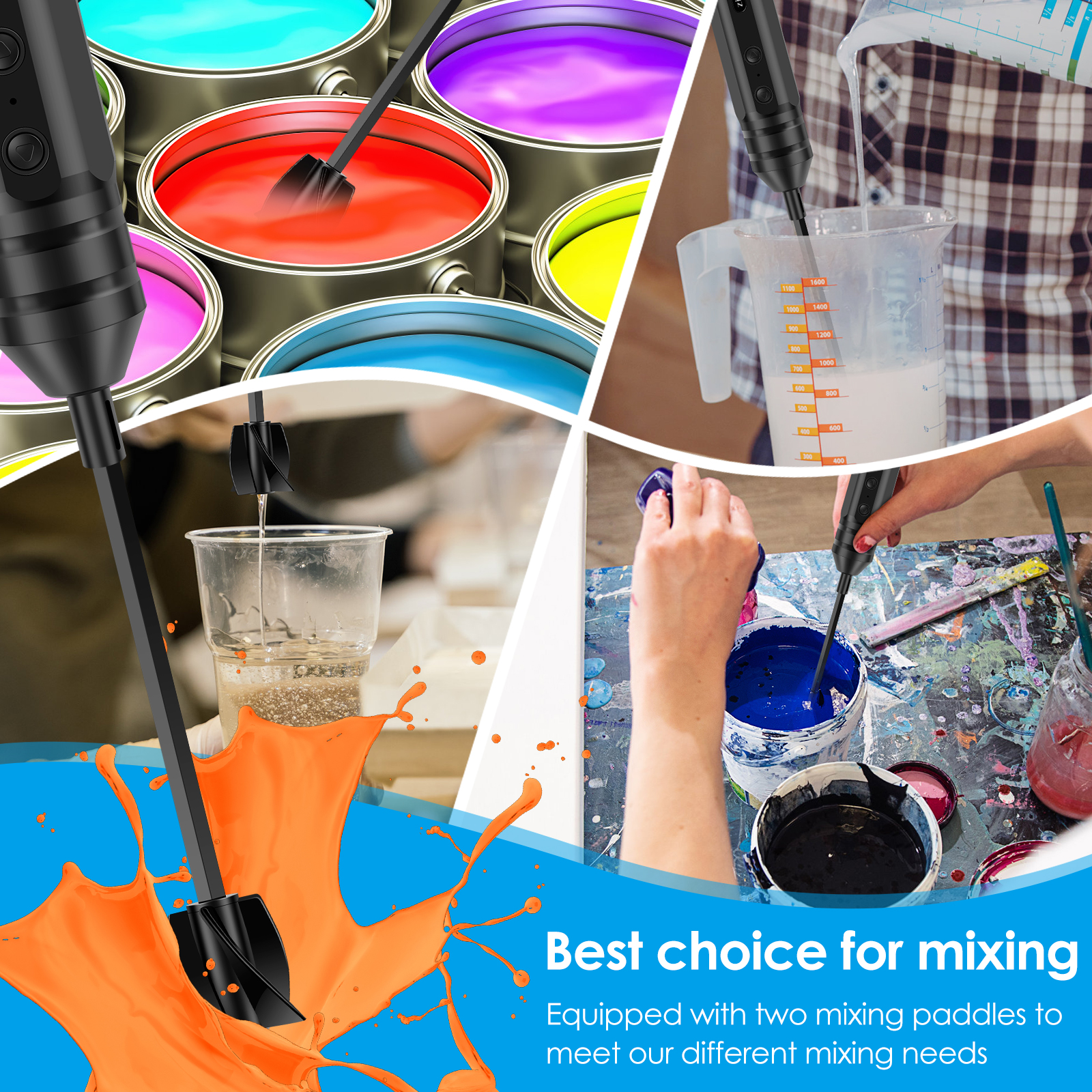 Epoxy Mixer Resin Mixer Paddle - Concrete Mixer Machine บทวิจารณ์และราคา