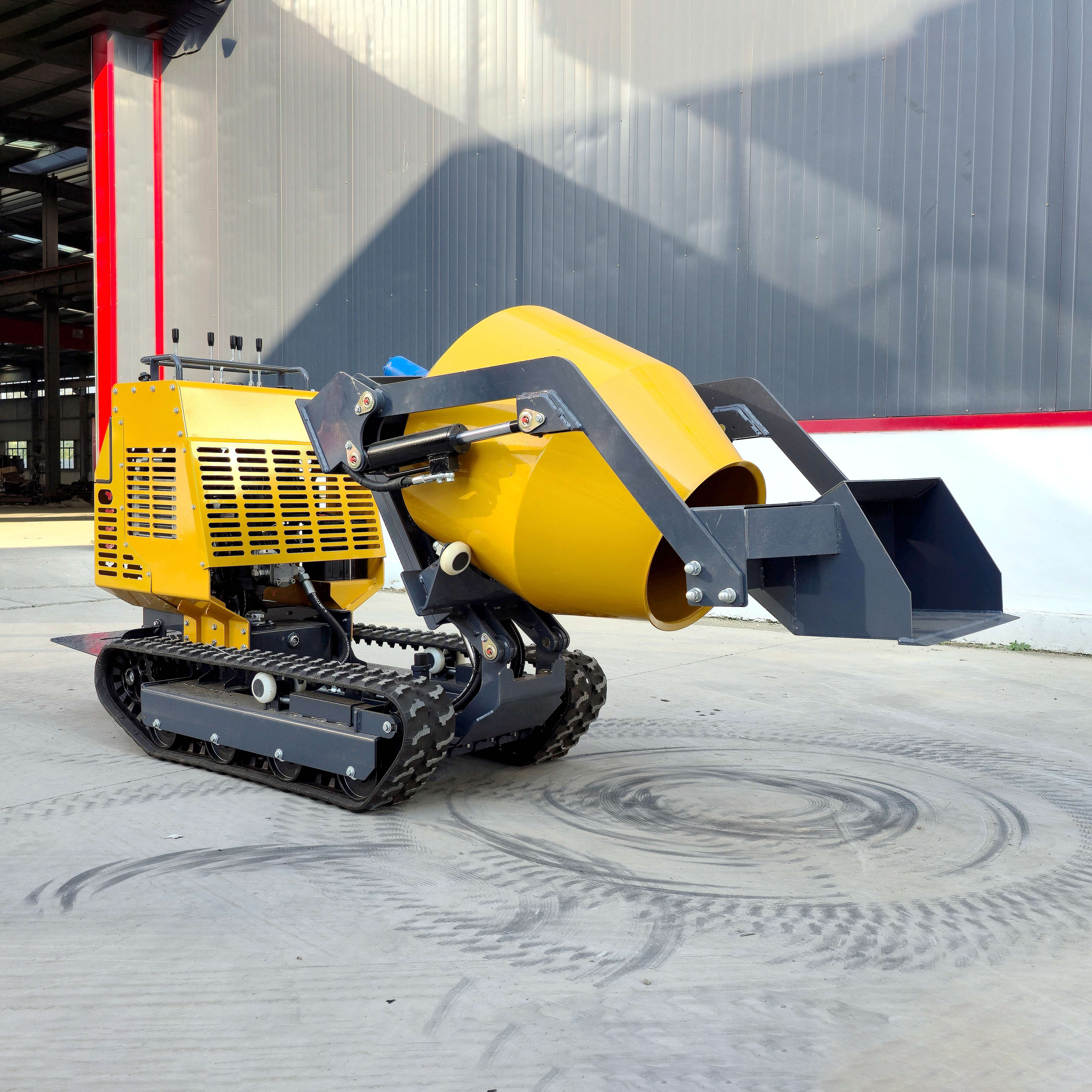 Self Walking Tracked Concrete  - Concrete Mixer Machine บทวิจารณ์และราคา