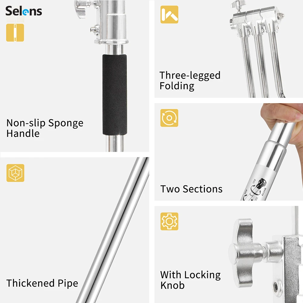 Selens 3x3M Backdrop Stand Kit - Heavy Equipment Background บทวิจารณ์และราคา