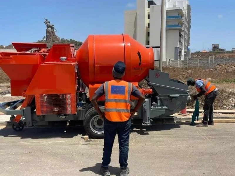 Customized Concrete Pumping Mi - Concrete Mixer Machine บทวิจารณ์และราคา