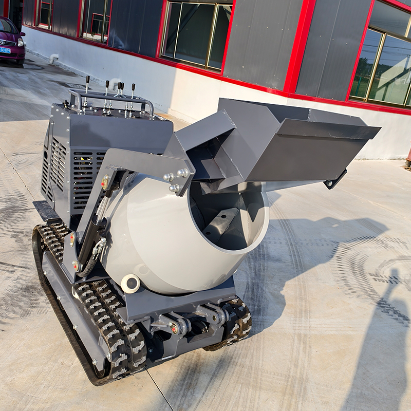 750kg Compact Crawler Concrete - Concrete Mixer Machine บทวิจารณ์และราคา