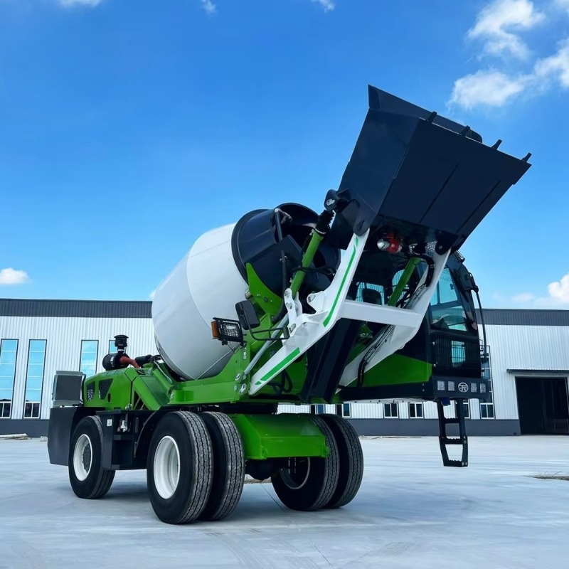 3.5m³ Self-loading Concrete Mi - Concrete Mixer Machine บทวิจารณ์และราคา