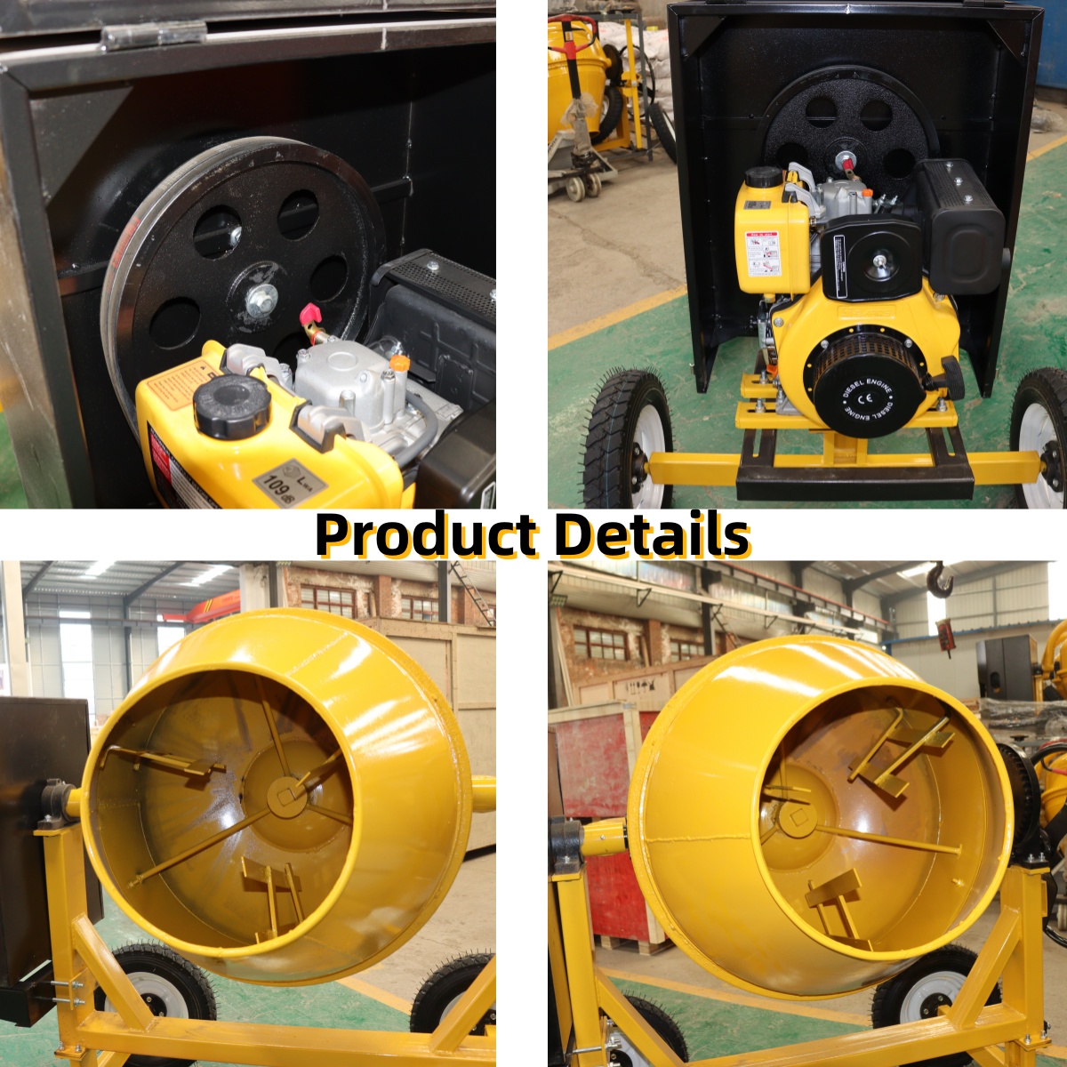 High Efficiency Portable Mini  - Concrete Mixer Machine บทวิจารณ์และราคา