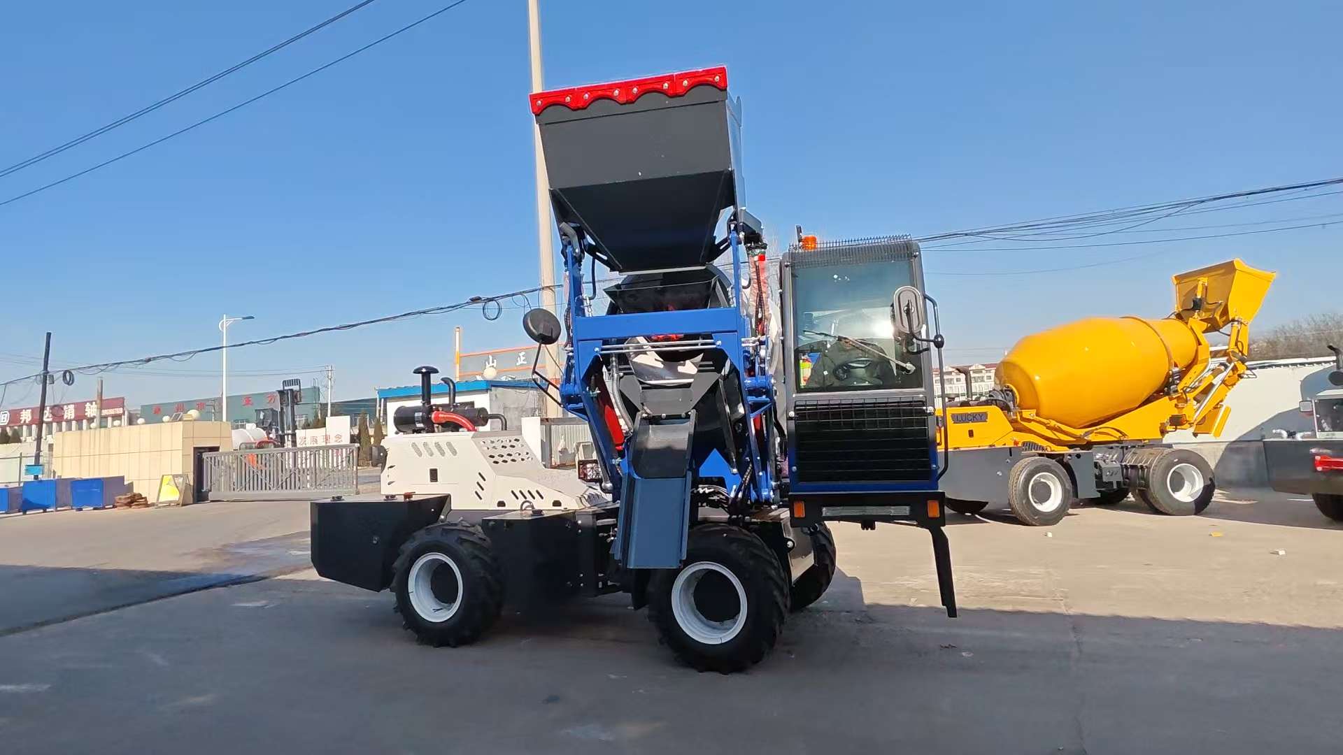3.5m3 Self Loading Concrete Mi - Concrete Mixer Machine บทวิจารณ์และราคา