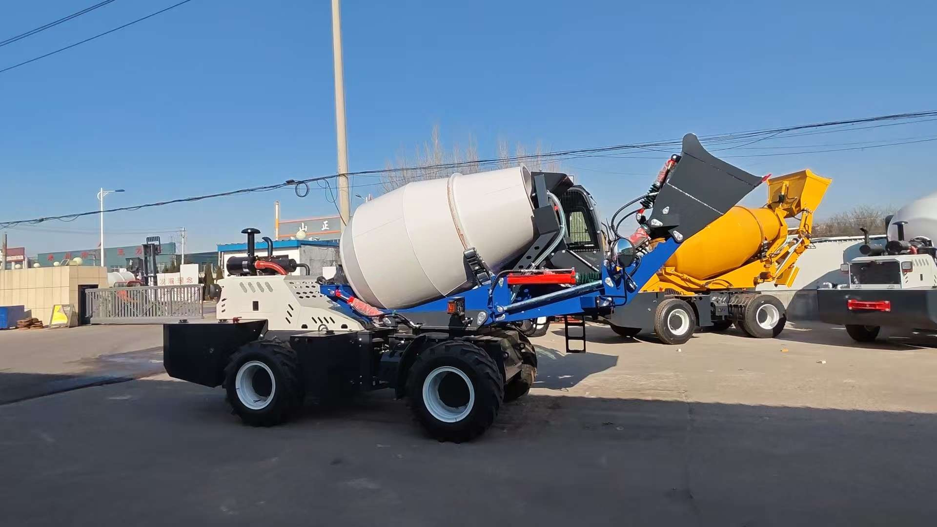 3.5m3 Self Loading Concrete Mi - Concrete Mixer Machine บทวิจารณ์และราคา